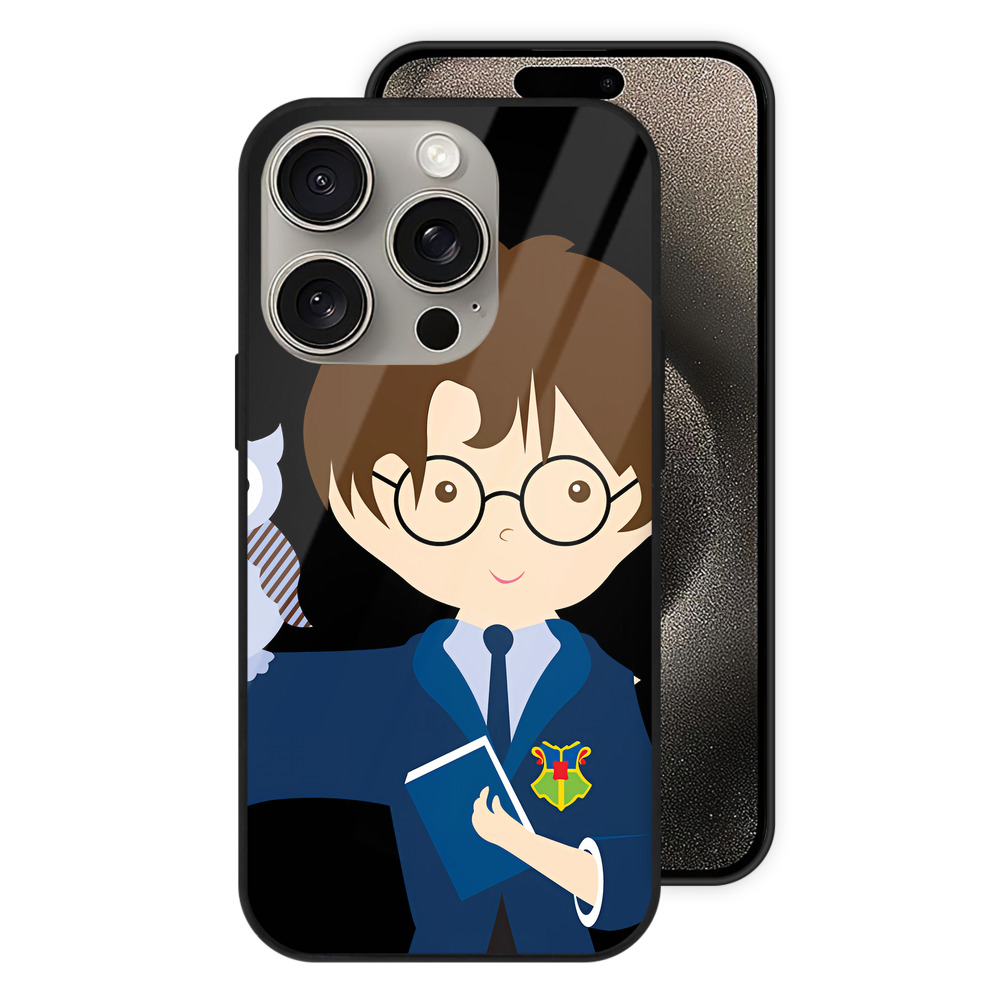 （画像用） Harry Potter ハリー・ポッターシリーズ 【iPhone15Pro対応】スマホケース 耐衝撃＆黄変防止 背面ガラス