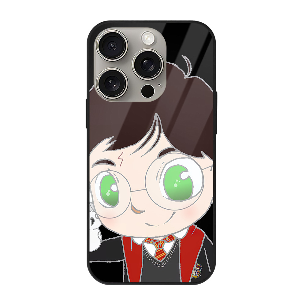 （画像用） Harry Potter ハリー・ポッターシリーズ 【iPhone15Pro対応】スマホケース 耐衝撃＆黄変防止 背面ガラス