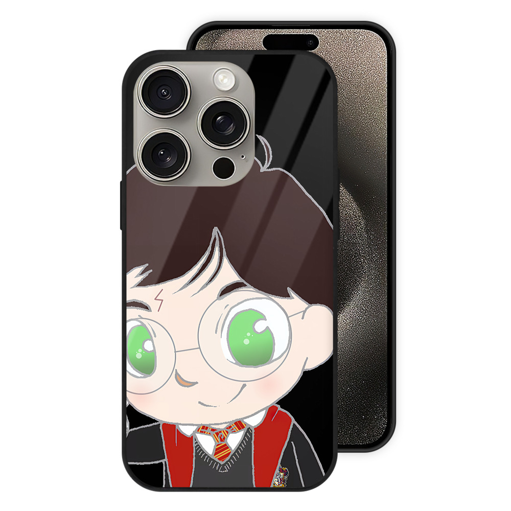 （画像用） Harry Potter ハリー・ポッターシリーズ 【iPhone15Pro対応】スマホケース 耐衝撃＆黄変防止 背面ガラス