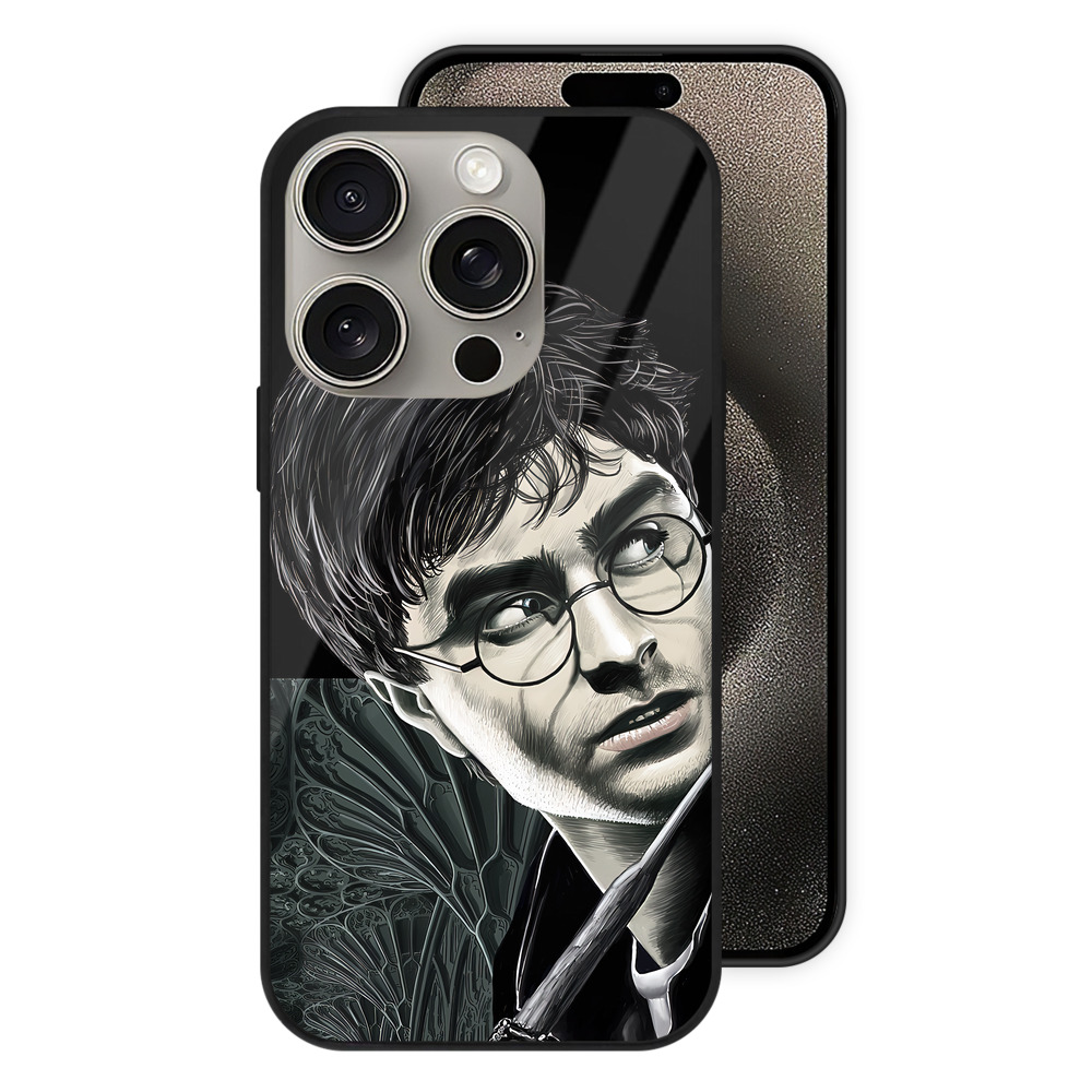（画像用） Harry Potter ハリー・ポッターシリーズ 【iPhone15Pro対応】スマホケース 耐衝撃＆黄変防止 背面ガラス