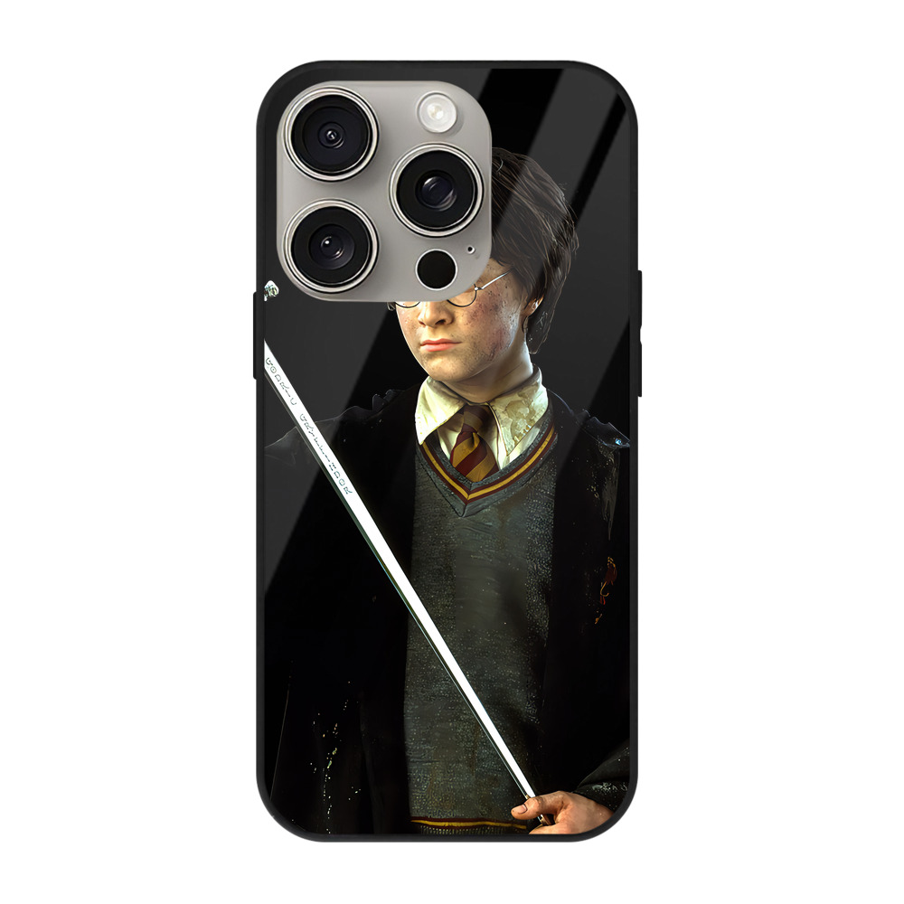 （画像用） Harry Potter ハリー・ポッターシリーズ 【iPhone15Pro対応】スマホケース 耐衝撃＆黄変防止 背面ガラス