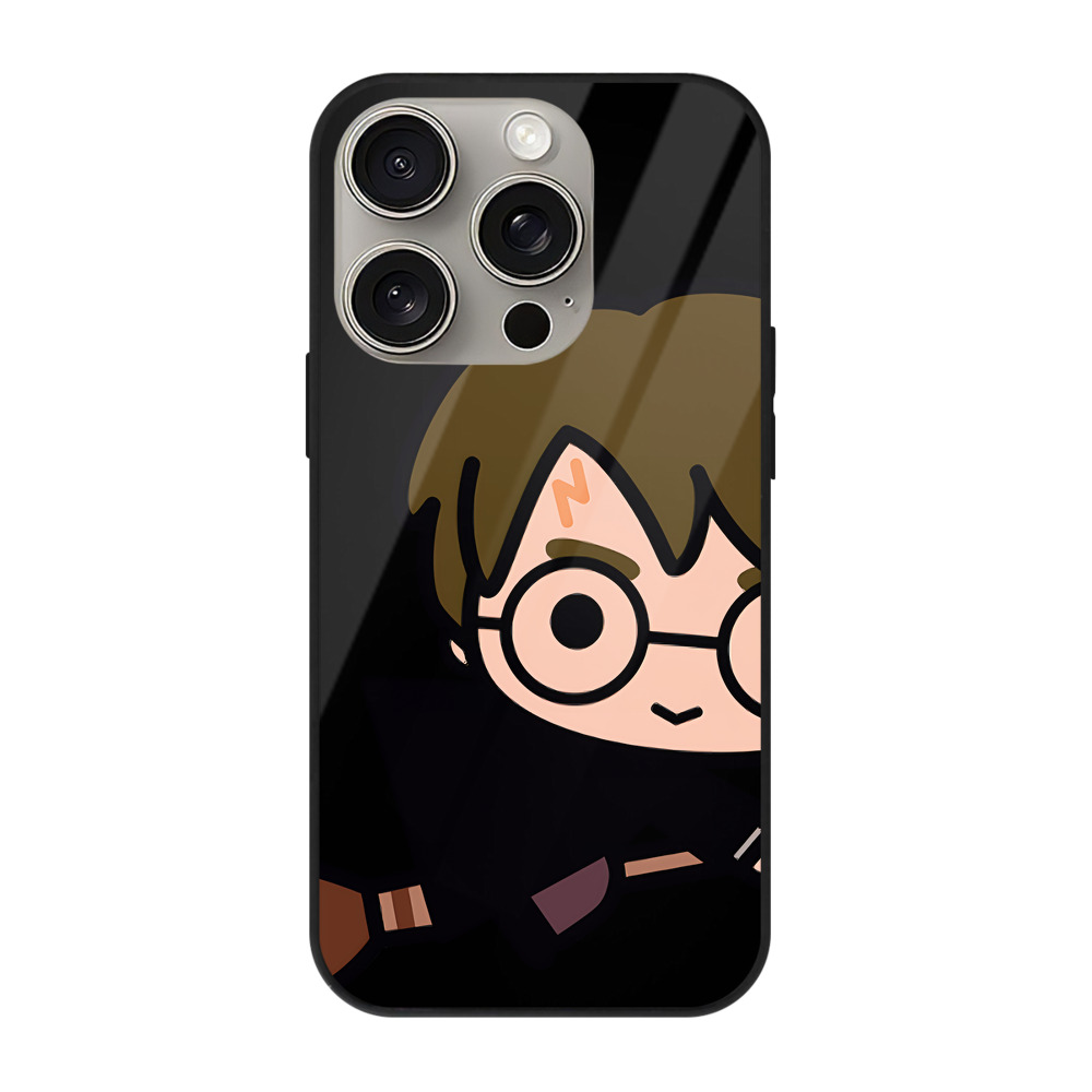 （画像用） Harry Potter ハリー・ポッターシリーズ 【iPhone15Pro対応】スマホケース 耐衝撃＆黄変防止 背面ガラス