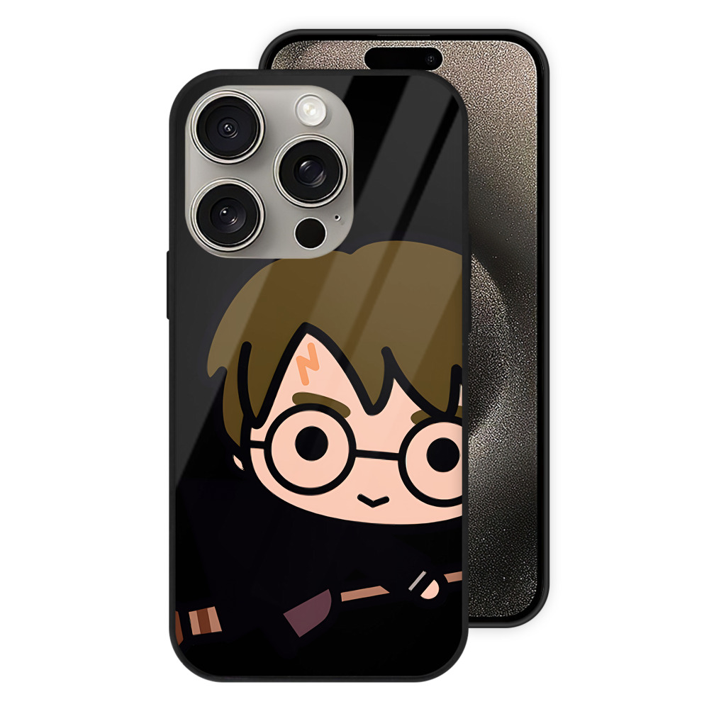 （画像用） Harry Potter ハリー・ポッターシリーズ 【iPhone15Pro対応】スマホケース 耐衝撃＆黄変防止 背面ガラス