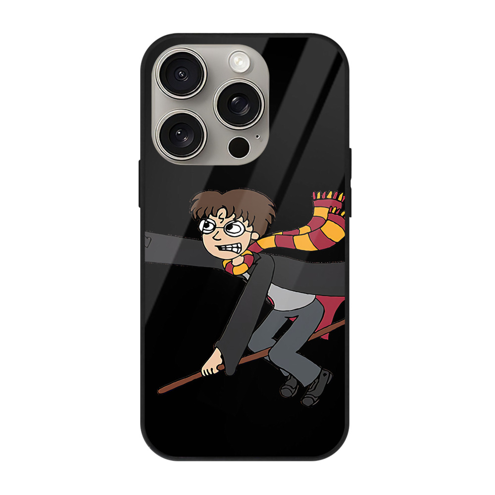 （画像用） Harry Potter ハリー・ポッターシリーズ 【iPhone15Pro対応】スマホケース 耐衝撃＆黄変防止 背面ガラス