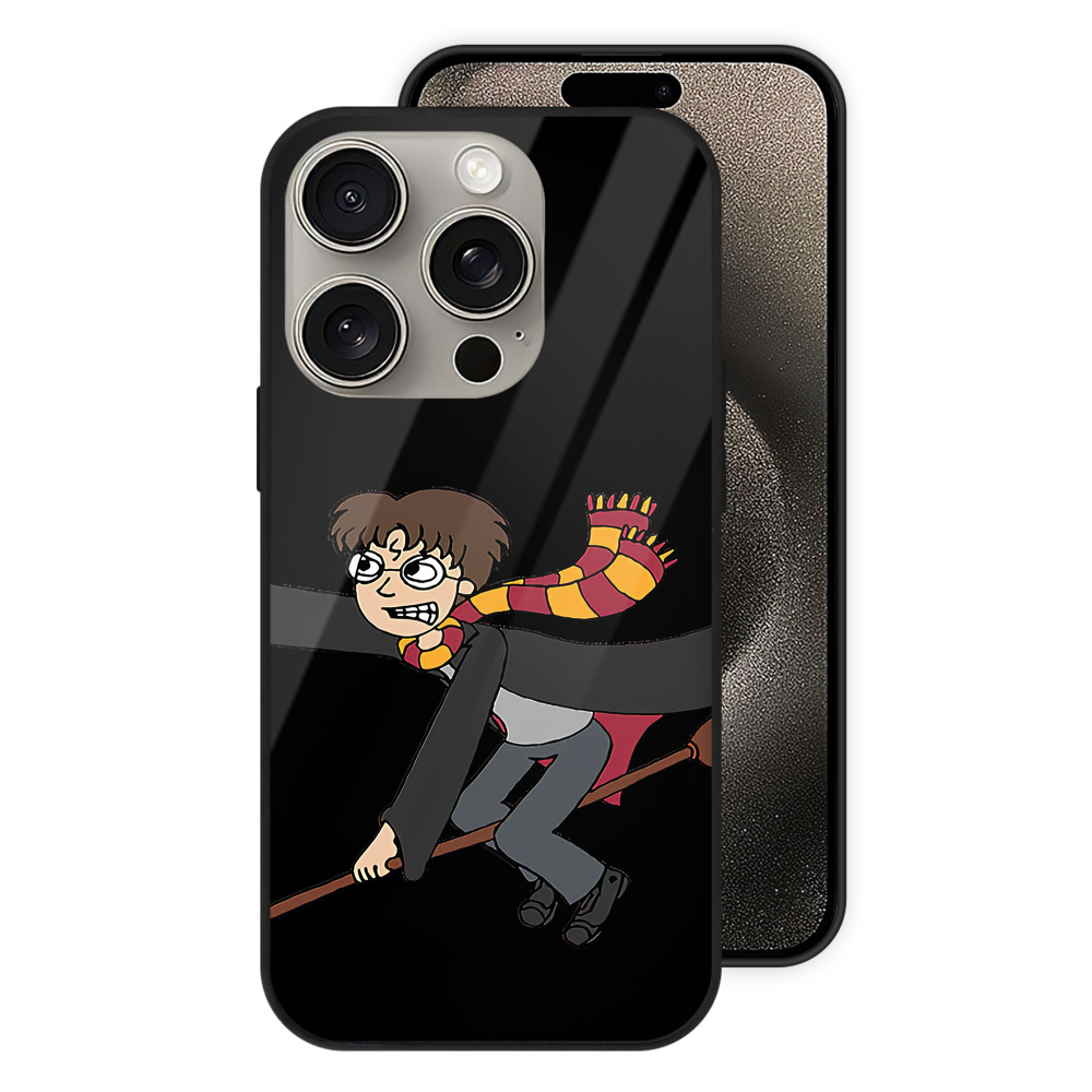 （画像用） Harry Potter ハリー・ポッターシリーズ 【iPhone15Pro対応】スマホケース 耐衝撃＆黄変防止 背面ガラス
