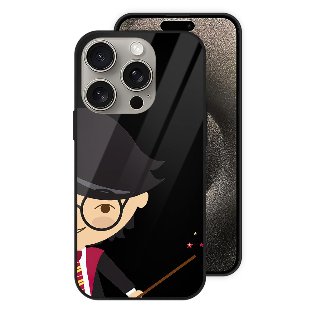 （画像用） Harry Potter ハリー・ポッターシリーズ 【iPhone15Pro対応】スマホケース 耐衝撃＆黄変防止 背面ガラス