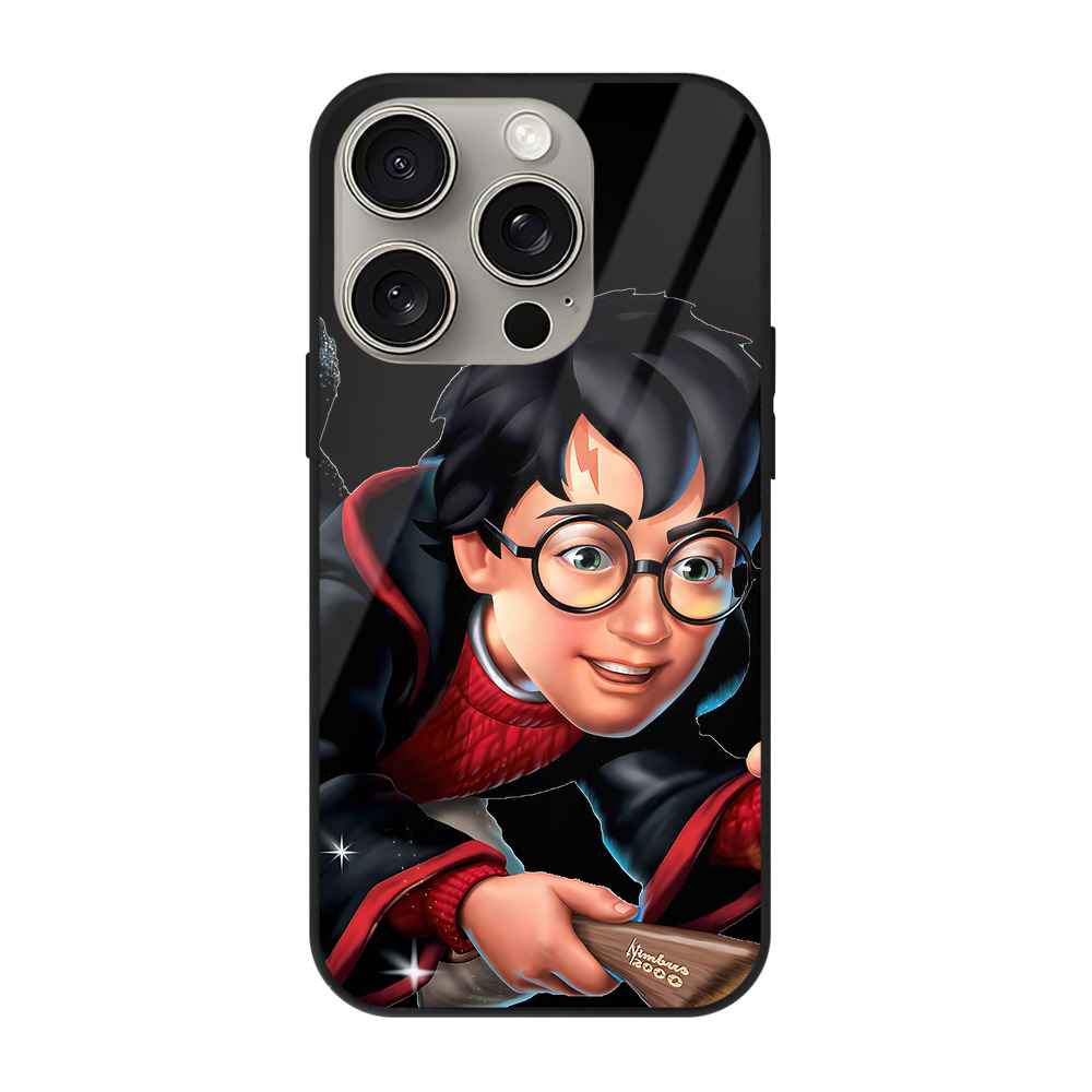 （画像用） Harry Potter ハリー・ポッターシリーズ 【iPhone15Pro対応】スマホケース 耐衝撃＆黄変防止 背面ガラス