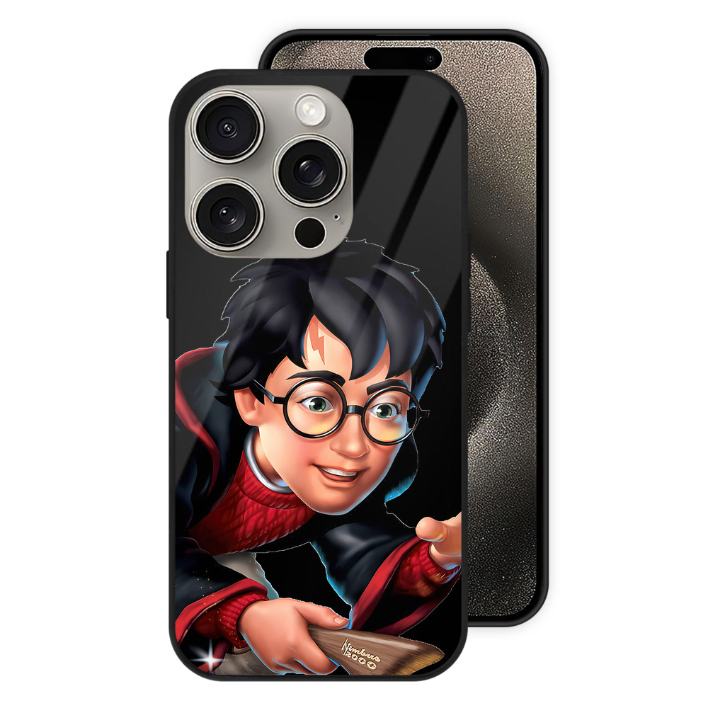（画像用） Harry Potter ハリー・ポッターシリーズ 【iPhone15Pro対応】スマホケース 耐衝撃＆黄変防止 背面ガラス