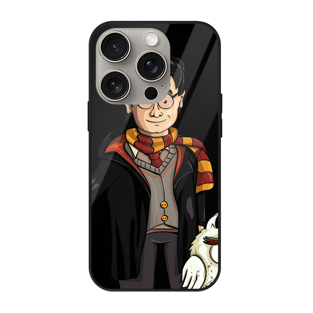 （画像用） Harry Potter ハリー・ポッターシリーズ 【iPhone15Pro対応】スマホケース 耐衝撃＆黄変防止 背面ガラス