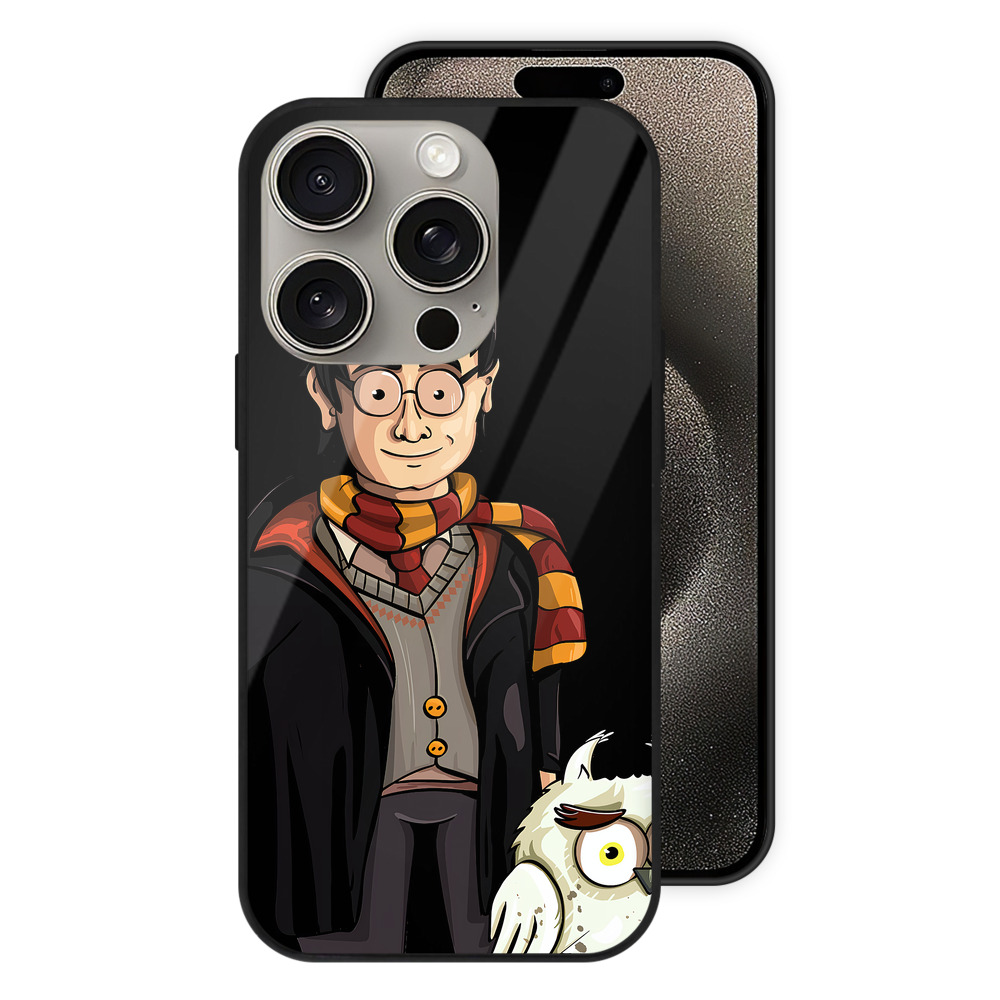 （画像用） Harry Potter ハリー・ポッターシリーズ 【iPhone15Pro対応】スマホケース 耐衝撃＆黄変防止 背面ガラス