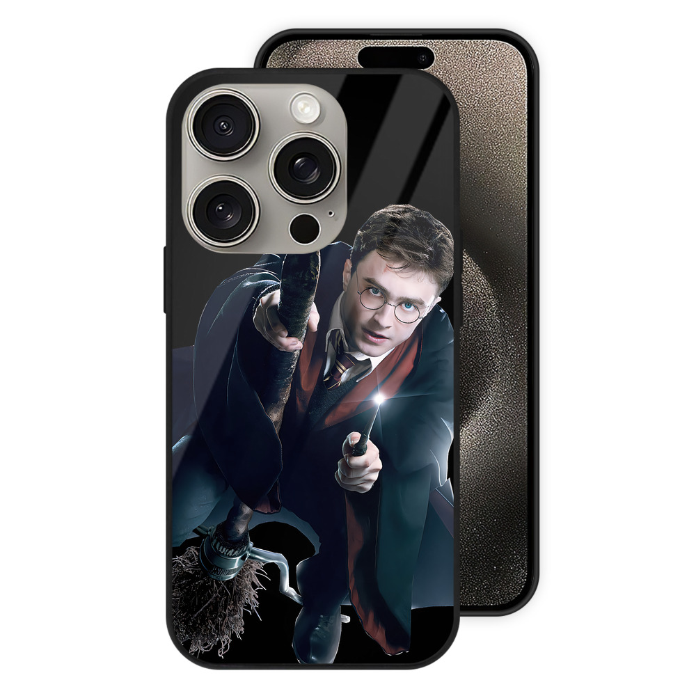 （画像用） Harry Potter ハリー・ポッターシリーズ 【iPhone15Pro対応】スマホケース 耐衝撃＆黄変防止 背面ガラス