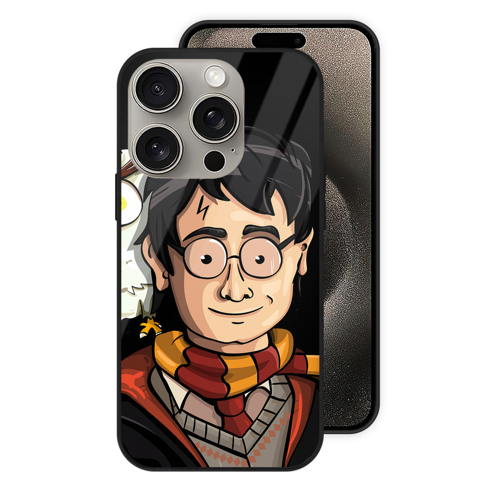（画像用） Harry Potter ハリー・ポッターシリーズ 【iPhone15Pro対応】スマホケース 耐衝撃＆黄変防止 背面ガラス