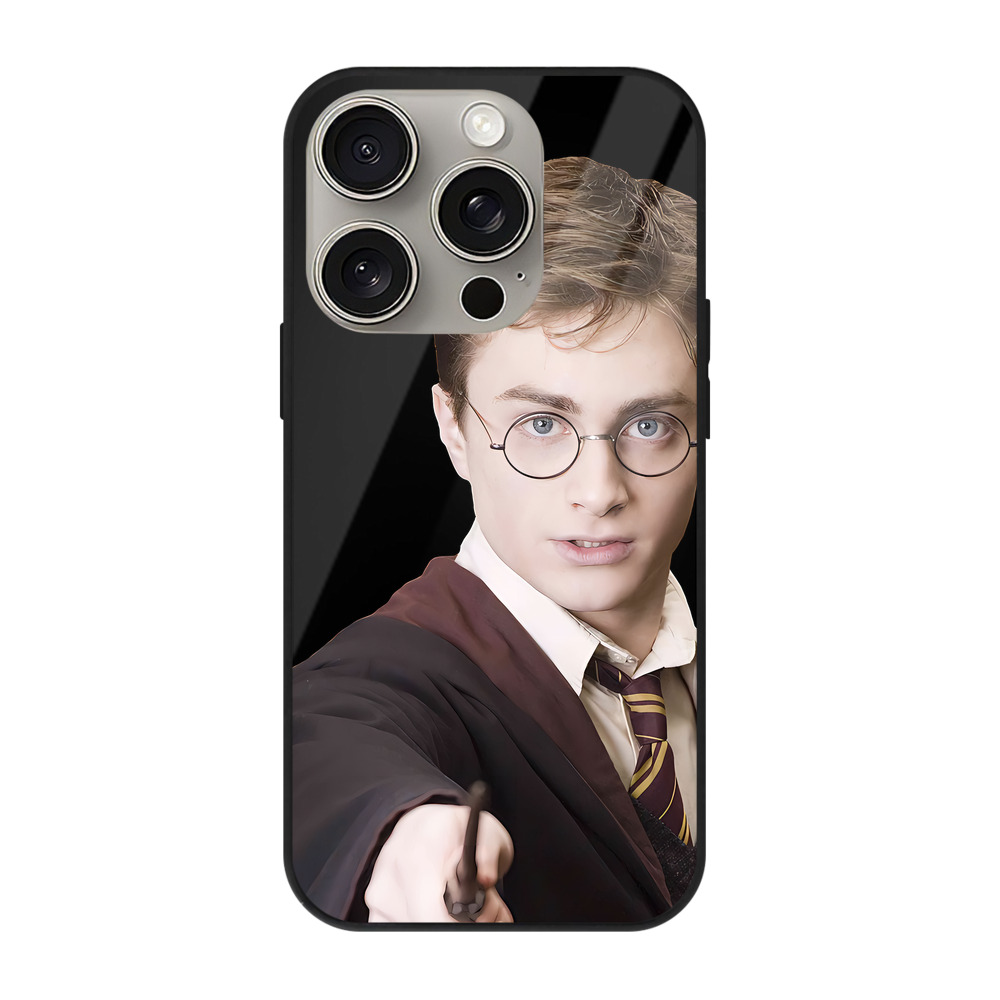 （画像用） Harry Potter ハリー・ポッターシリーズ 【iPhone15Pro対応】スマホケース 耐衝撃＆黄変防止 背面ガラス