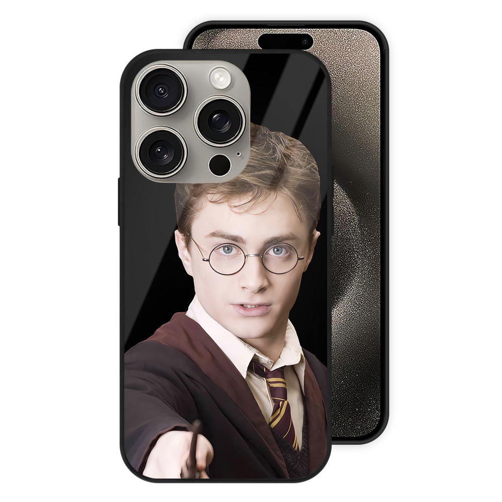 （画像用） Harry Potter ハリー・ポッターシリーズ 【iPhone15Pro対応】スマホケース 耐衝撃＆黄変防止 背面ガラス