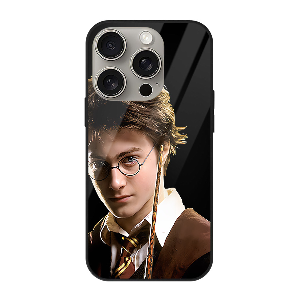 （画像用） Harry Potter ハリー・ポッターシリーズ 【iPhone15Pro対応】スマホケース 耐衝撃＆黄変防止 背面ガラス