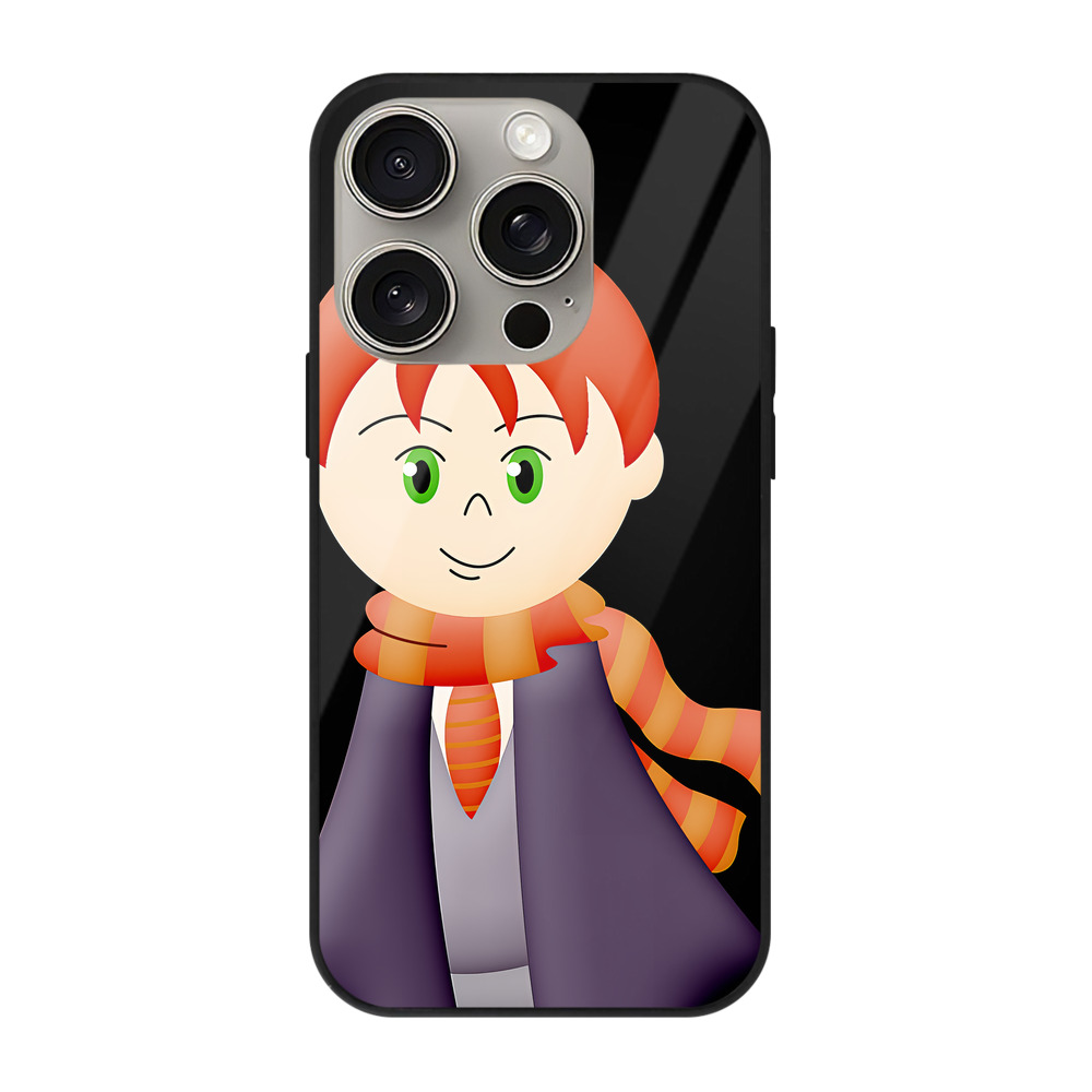 （画像用） Harry Potter ハリー・ポッターシリーズ 【iPhone15Pro対応】スマホケース 耐衝撃＆黄変防止 背面ガラス