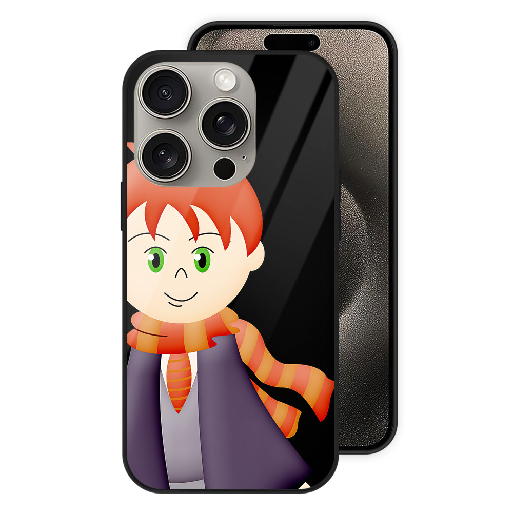 （画像用） Harry Potter ハリー・ポッターシリーズ 【iPhone15Pro対応】スマホケース 耐衝撃＆黄変防止 背面ガラス
