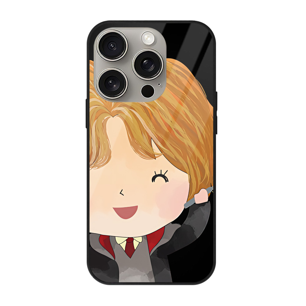 （画像用） Harry Potter ハリー・ポッターシリーズ 【iPhone15Pro対応】スマホケース 耐衝撃＆黄変防止 背面ガラス