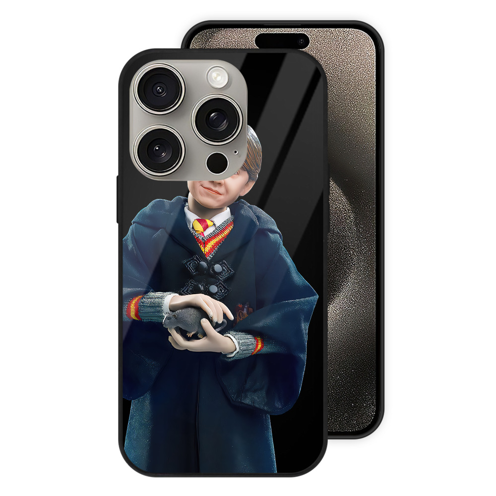 （画像用） Harry Potter ハリー・ポッターシリーズ 【iPhone15Pro対応】スマホケース 耐衝撃＆黄変防止 背面ガラス