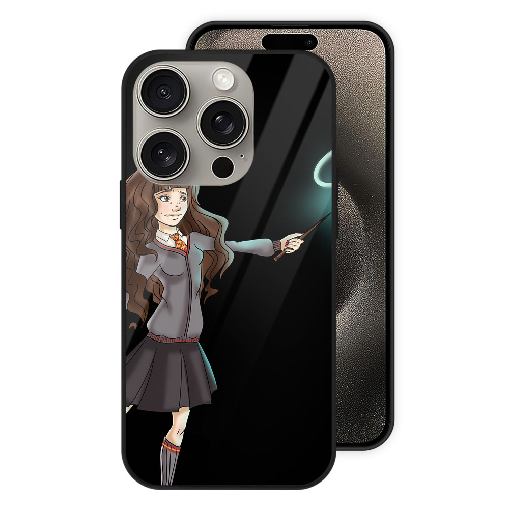 （画像用） Harry Potter ハリー・ポッターシリーズ 【iPhone15Pro対応】スマホケース 耐衝撃＆黄変防止 背面ガラス