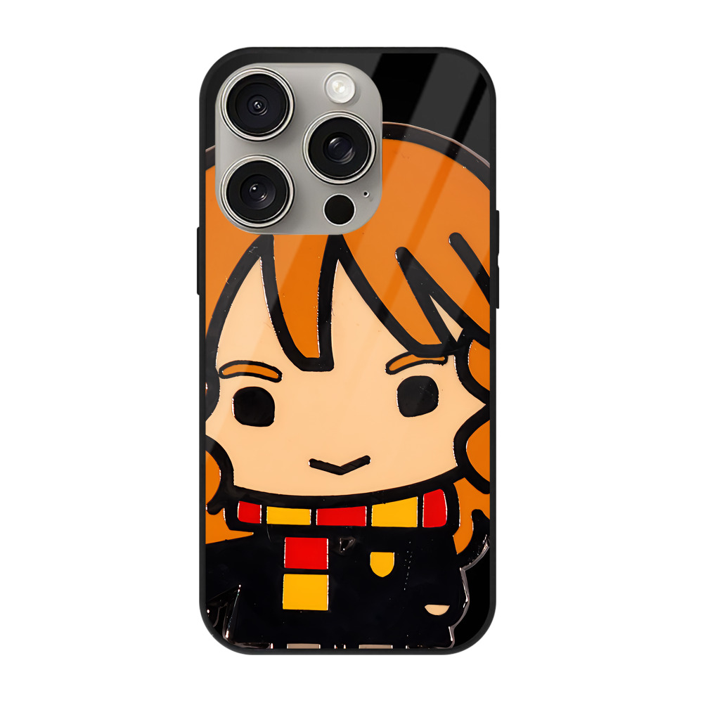 （画像用） Harry Potter ハリー・ポッターシリーズ 【iPhone15Pro対応】スマホケース 耐衝撃＆黄変防止 背面ガラス