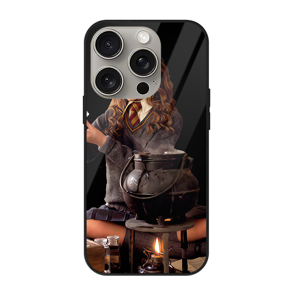 （画像用） Harry Potter ハリー・ポッターシリーズ 【iPhone15Pro対応】スマホケース 耐衝撃＆黄変防止 背面ガラス