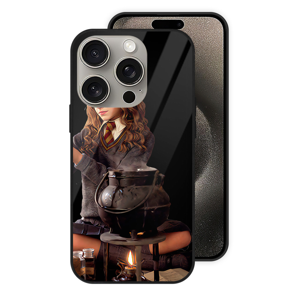 （画像用） Harry Potter ハリー・ポッターシリーズ 【iPhone15Pro対応】スマホケース 耐衝撃＆黄変防止 背面ガラス