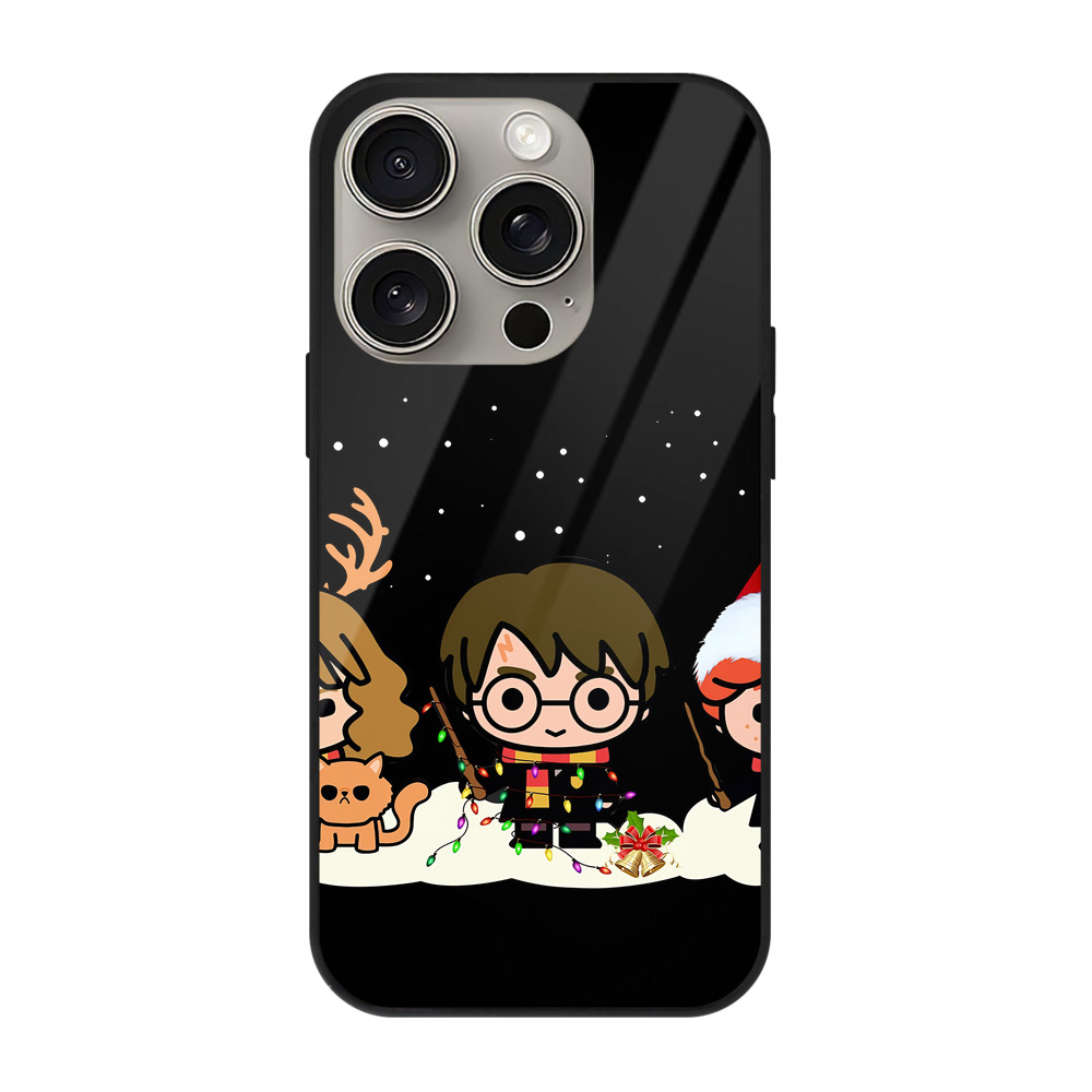 （画像用） Harry Potter ハリー・ポッターシリーズ 【iPhone15Pro対応】スマホケース 耐衝撃＆黄変防止 背面ガラス
