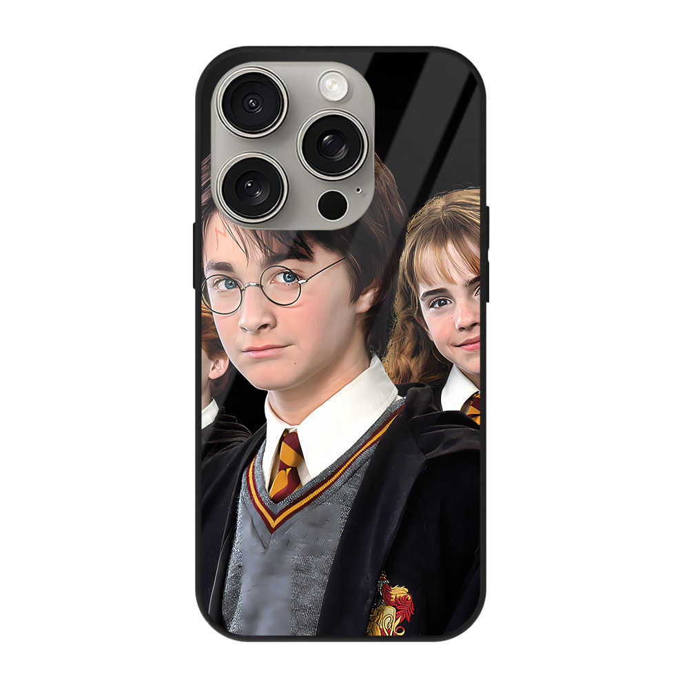 （画像用） Harry Potter ハリー・ポッターシリーズ 【iPhone15Pro対応】スマホケース 耐衝撃＆黄変防止 背面ガラス