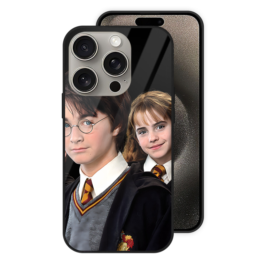 （画像用） Harry Potter ハリー・ポッターシリーズ 【iPhone15Pro対応】スマホケース 耐衝撃＆黄変防止 背面ガラス