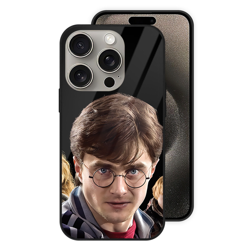 （画像用） Harry Potter ハリー・ポッターシリーズ 【iPhone15Pro対応】スマホケース 耐衝撃＆黄変防止 背面ガラス