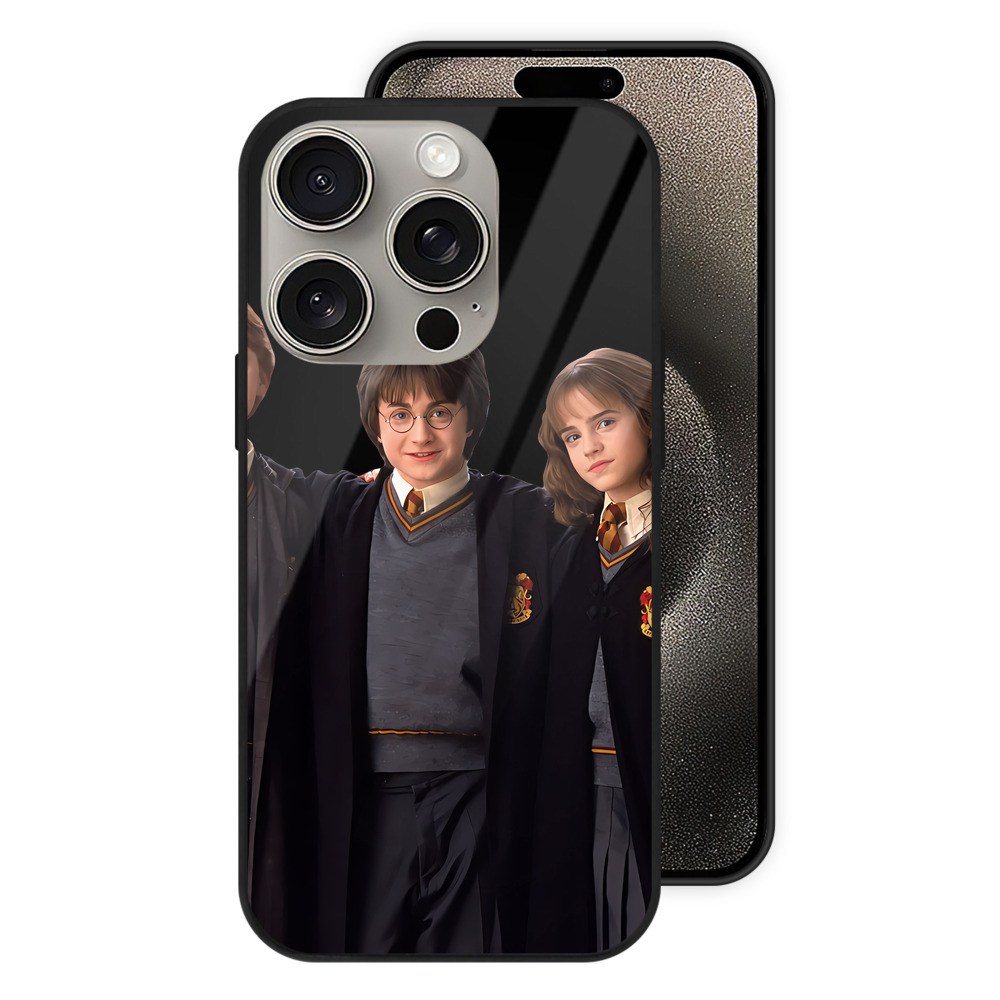 （画像用） Harry Potter ハリー・ポッターシリーズ 【iPhone15Pro対応】スマホケース 耐衝撃＆黄変防止 背面ガラス