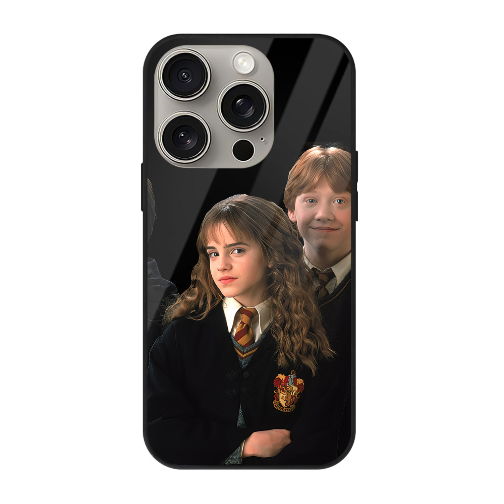 （画像用） Harry Potter ハリー・ポッターシリーズ 【iPhone15Pro対応】スマホケース 耐衝撃＆黄変防止 背面ガラス