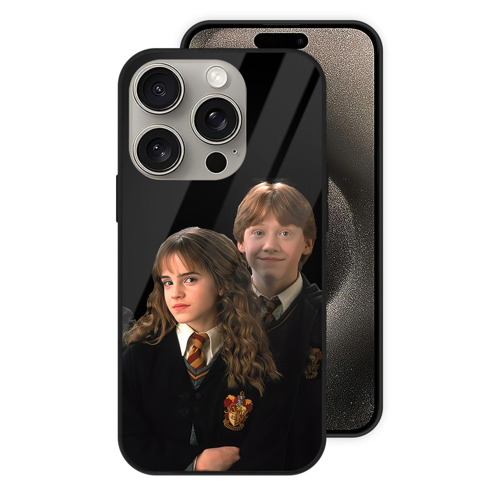 （画像用） Harry Potter ハリー・ポッターシリーズ 【iPhone15Pro対応】スマホケース 耐衝撃＆黄変防止 背面ガラス