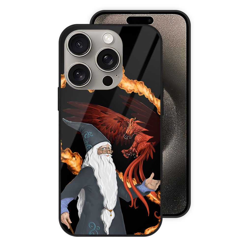 （画像用） Harry Potter ハリー・ポッターシリーズ 【iPhone15Pro対応】スマホケース 耐衝撃＆黄変防止 背面ガラス