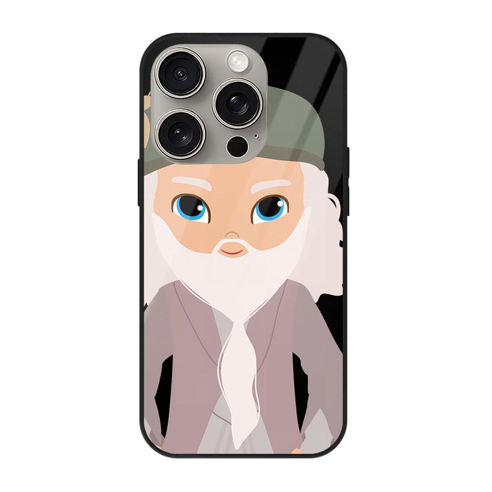 （画像用） Harry Potter ハリー・ポッターシリーズ 【iPhone15Pro対応】スマホケース 耐衝撃＆黄変防止 背面ガラス