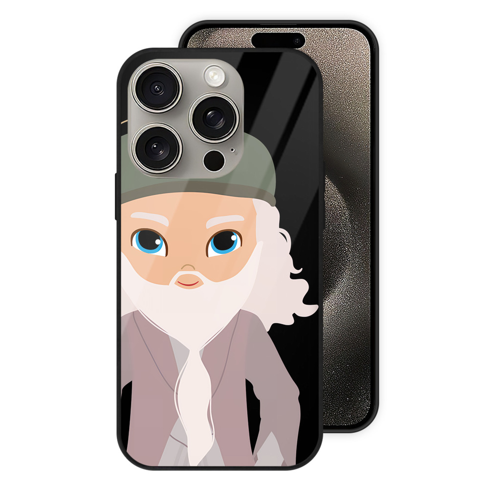 （画像用） Harry Potter ハリー・ポッターシリーズ 【iPhone15Pro対応】スマホケース 耐衝撃＆黄変防止 背面ガラス