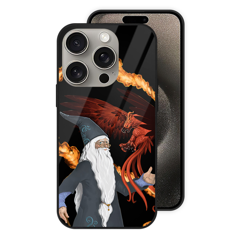 （画像用） Harry Potter ハリー・ポッターシリーズ 【iPhone15Pro対応】スマホケース 耐衝撃＆黄変防止 背面ガラス