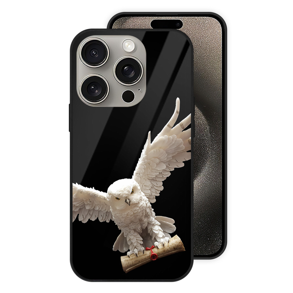 （画像用） Harry Potter ハリー・ポッターシリーズ 【iPhone15Pro対応】スマホケース 耐衝撃＆黄変防止 背面ガラス