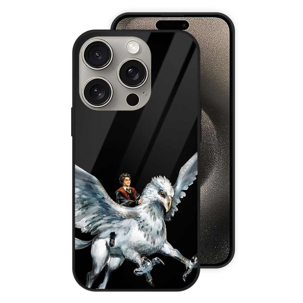 （画像用） Harry Potter ハリー・ポッターシリーズ 【iPhone15Pro対応】スマホケース 耐衝撃＆黄変防止 背面ガラス