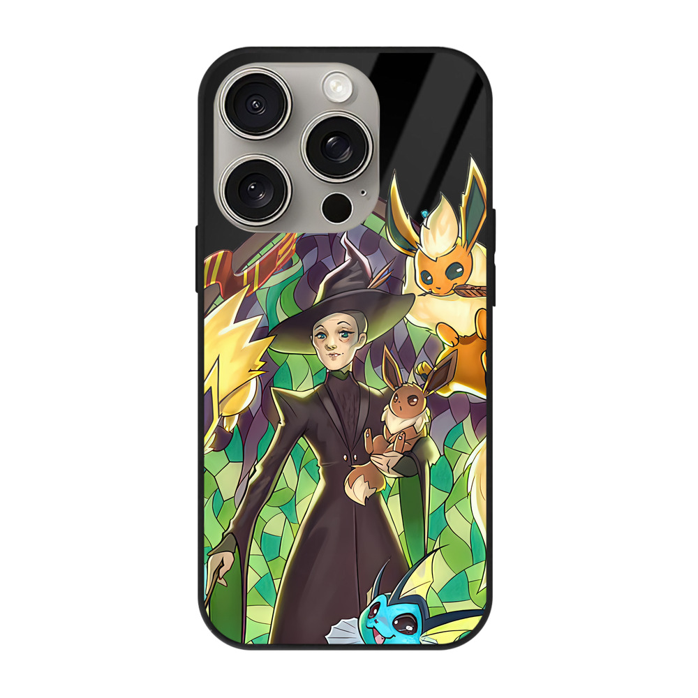 （画像用） Harry Potter ハリー・ポッターシリーズ 【iPhone15Pro対応】スマホケース 耐衝撃＆黄変防止 背面ガラス