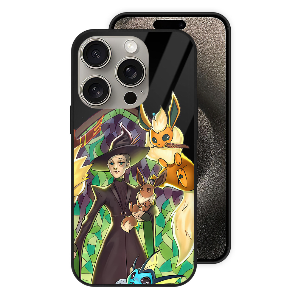 （画像用） Harry Potter ハリー・ポッターシリーズ 【iPhone15Pro対応】スマホケース 耐衝撃＆黄変防止 背面ガラス