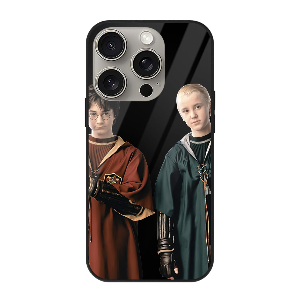 （画像用） Harry Potter ハリー・ポッターシリーズ 【iPhone15Pro対応】スマホケース 耐衝撃＆黄変防止 背面ガラス