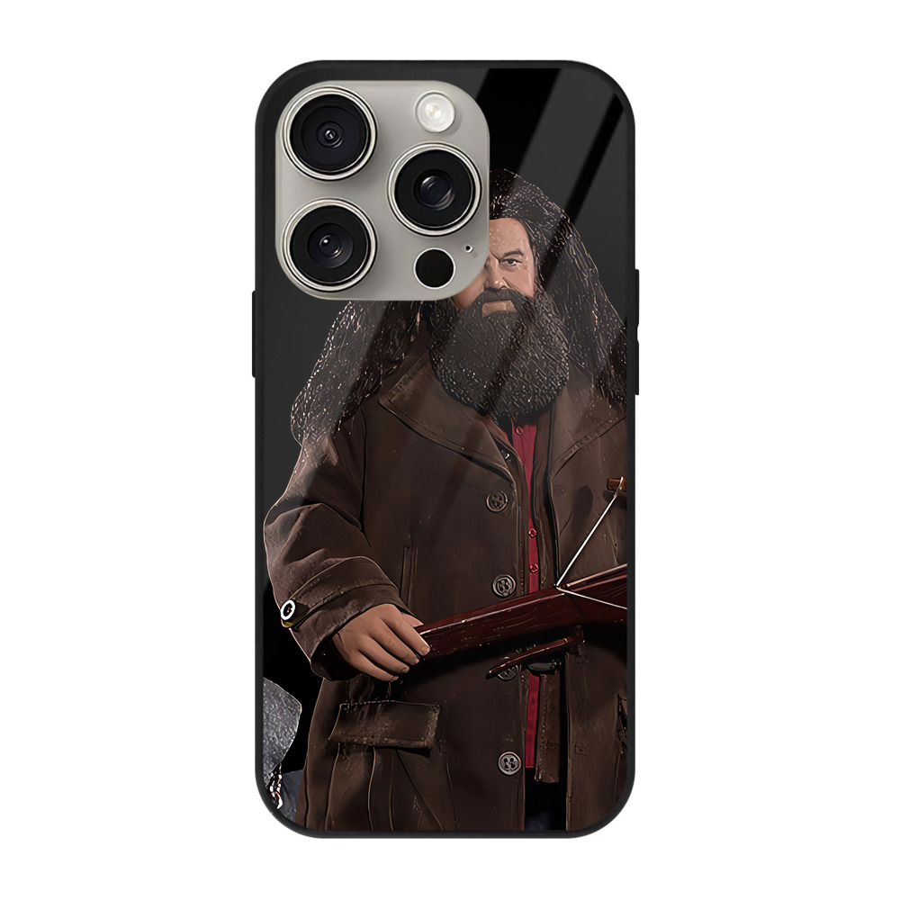 （画像用） Harry Potter ハリー・ポッターシリーズ 【iPhone15Pro対応】スマホケース 耐衝撃＆黄変防止 背面ガラス