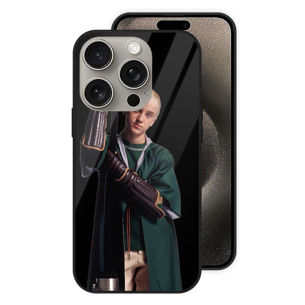 （画像用） Harry Potter ハリー・ポッターシリーズ 【iPhone15Pro対応】スマホケース 耐衝撃＆黄変防止 背面ガラス