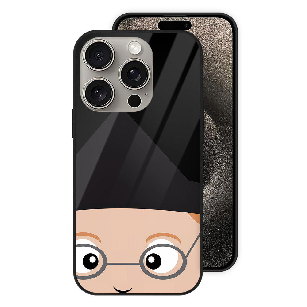 （画像用） Harry Potter ハリー・ポッターシリーズ 【iPhone15Pro対応】スマホケース 耐衝撃＆黄変防止 背面ガラス