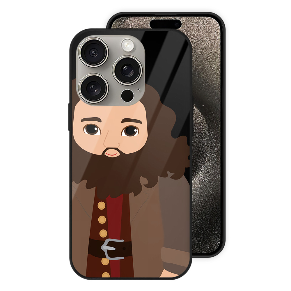 （画像用） Harry Potter ハリー・ポッターシリーズ 【iPhone15Pro対応】スマホケース 耐衝撃＆黄変防止 背面ガラス