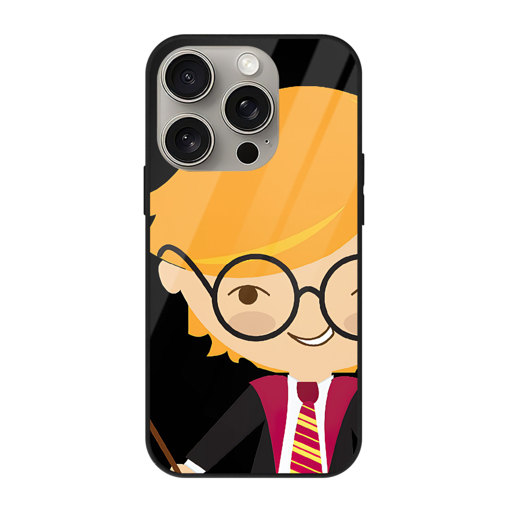 （画像用） Harry Potter ハリー・ポッターシリーズ 【iPhone15Pro対応】スマホケース 耐衝撃＆黄変防止 背面ガラス