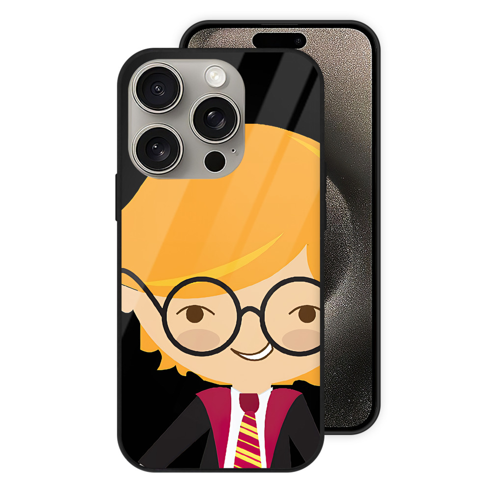 （画像用） Harry Potter ハリー・ポッターシリーズ 【iPhone15Pro対応】スマホケース 耐衝撃＆黄変防止 背面ガラス