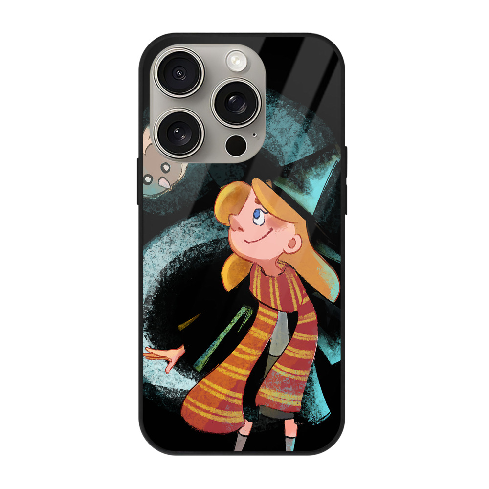 （画像用） Harry Potter ハリー・ポッターシリーズ 【iPhone15Pro対応】スマホケース 耐衝撃＆黄変防止 背面ガラス